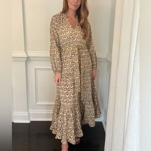 Anna Cate Madelyn Maxi Dress Size Medium 100 Percent Cotton